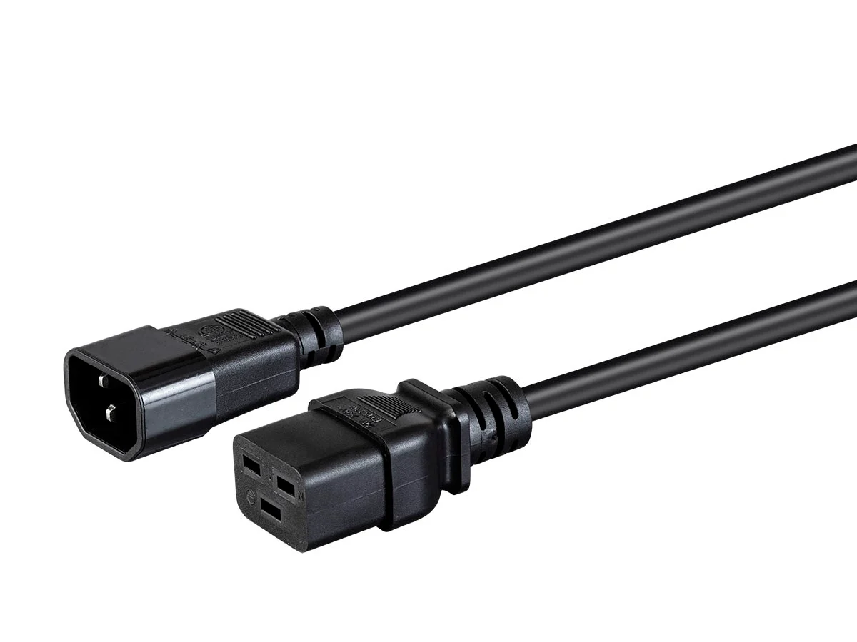 Nema C19 to IEC C14 PDU Power Cable www.wupaccess.com